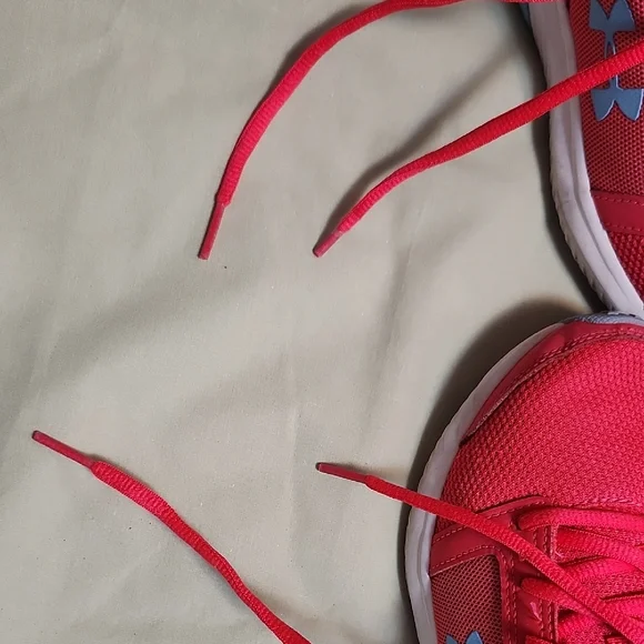 Under Armour Kids Red and Blue Sneakers - Picture 10 of 10